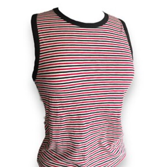 Rag & Bone Women's Size S Racerback Sleeveless Tank Top Striped Cotton EUC - Picture 11 of 13